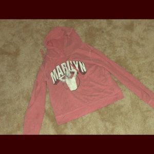 Pink Marilyn Monroe hoodie